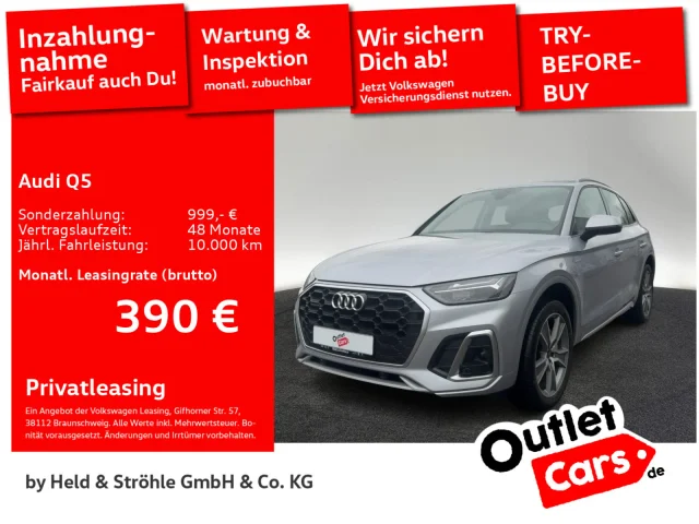 Audi Q5 S-Line 50 TFSI E Qu AHK NAVI+ LED EL.HECKKL