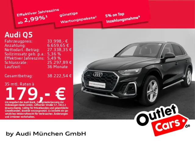 Audi Q5 40 TDI Qu. S Tronic 2x S Line AHK/Virtual+/Kamera