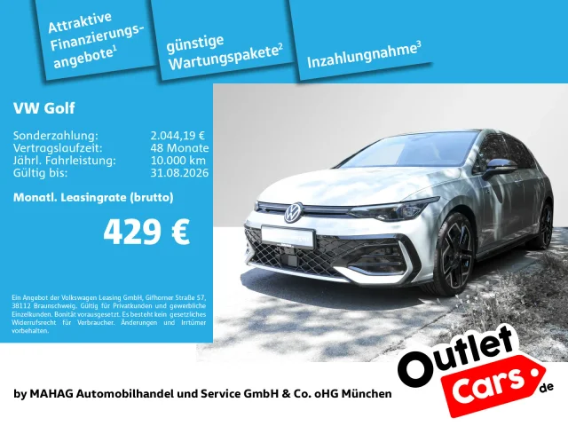 Volkswagen Golf VIII 2.0 TDI R-Line BlackStyle AHK IQ.Light Navi Pano HuD AreaView Standhz H&K App DSG