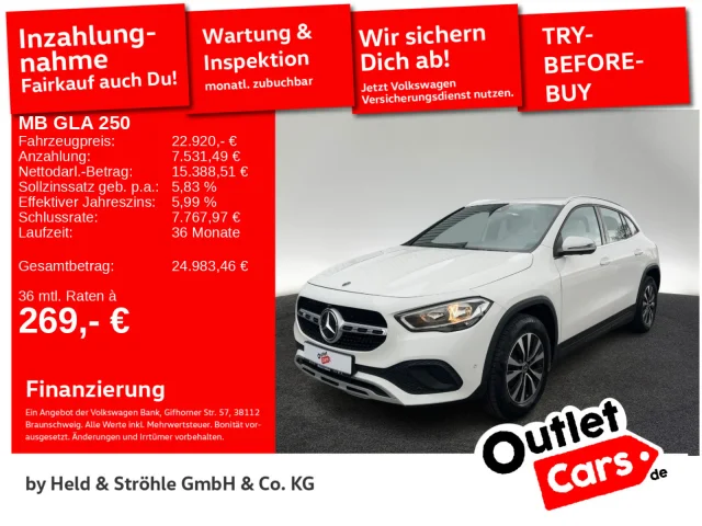 Mercedes-Benz GLA 250 Style AHK LED 360°KAM PARK-ASSISTENT