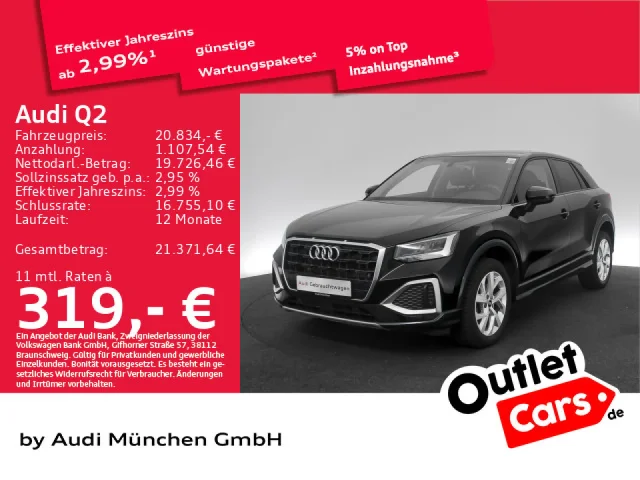 Audi Q2 35 TFSI S Tronic Avanced AHK/Navi+/PDC