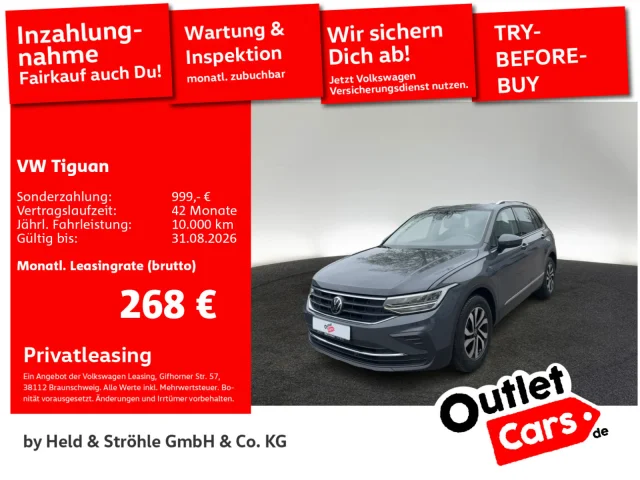 Volkswagen Tiguan ACTIVE 1.5 TSI DSG AHK LED NAVI PDC SHZ