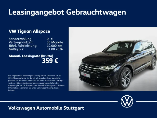 Volkswagen Tiguan Allspace R-Line 2.0 TDI DSG Navi Kamera Pano
