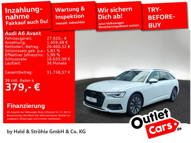 Audi A6 Avant Sport 40 TDI MATRIX NAVI+ SHZ 360°KAM
