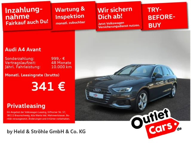 Audi A4 Avant Advanced 40 TDI LED NAVI SPORTSITZE SHZ