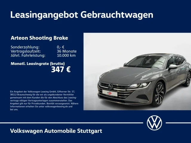 Volkswagen Arteon Shooting Brake 2.0 TSI DSG Navi AHK Kamera