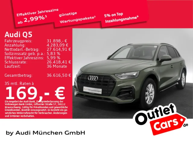 Audi Q5 35 TDI S Tronic Advanced AHK/ACC/LED/Navi+/PDC+