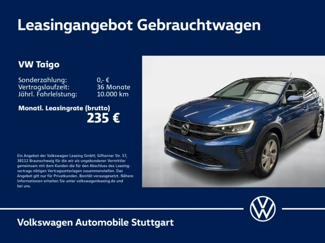 Volkswagen Taigo Life 1.0 TSI DSG Navi Kamera P-Dach