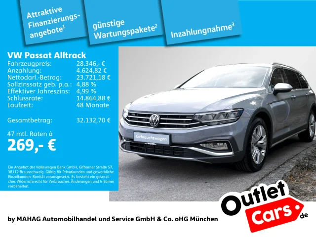 Volkswagen Passat Alltrack 4Mot 2.0 TDI AHK LED Navi ParkPilot RearView App DSG