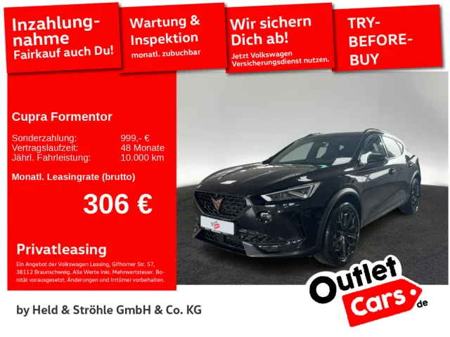 Cupra Formentor VZ Tribe Edition BREMBO PANO AHK AKRAPO