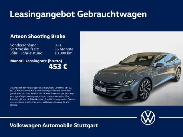 Volkswagen Arteon Shooting Brake R-Line 2.0 TDI DSG Navi Kamera AHK