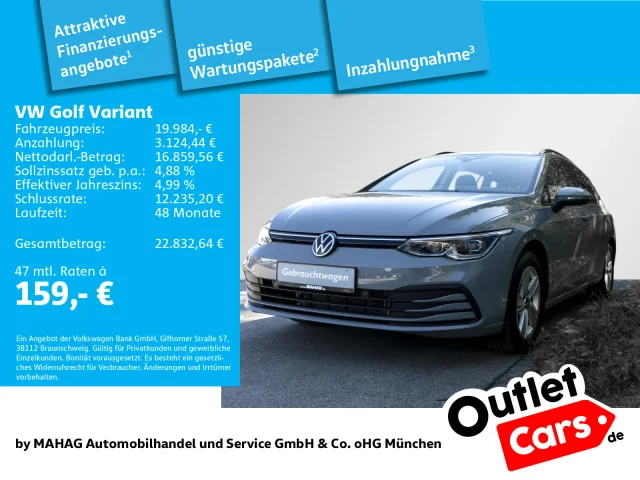 Volkswagen Golf VIII Variant Life 1.5 TSI IQ.Light Navi Pano APP DSG