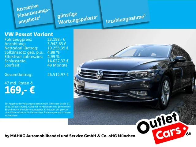 Volkswagen Passat Variant Elegance 2.0 TDI IQ.Light IQ.Drive Pano Navi ParkAssist RearView H&K EKlappe App DSG