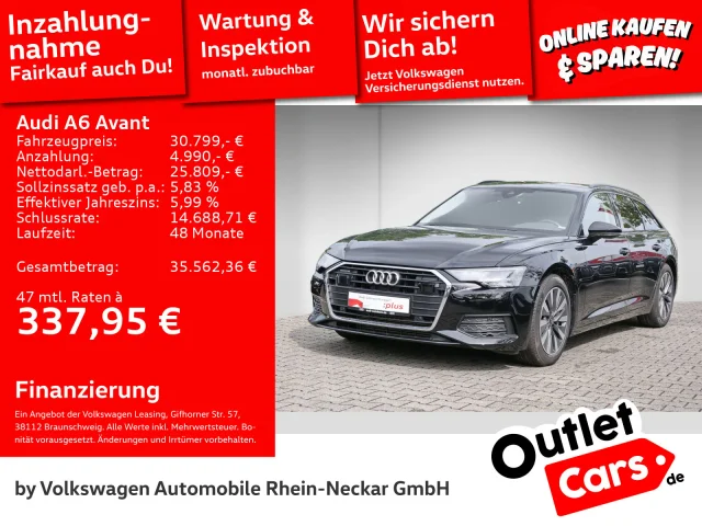 Audi A6 Avant 50 TFSI E Quattro S-tronic LED ACC AHK BuO SHZ Uvm