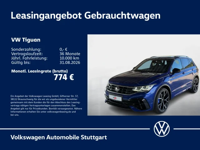 Volkswagen Tiguan R 2.0 TSI DSG Navi Kamera Pano AHK ACC