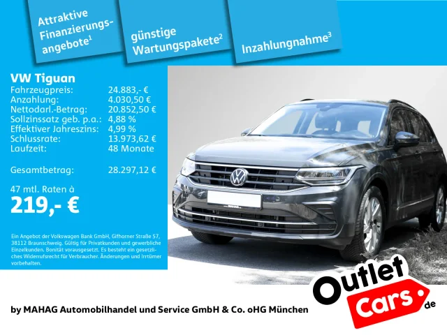 Volkswagen Tiguan Life 1.5 TSI LED Navi Sitzhz ParkPilot APP DSG