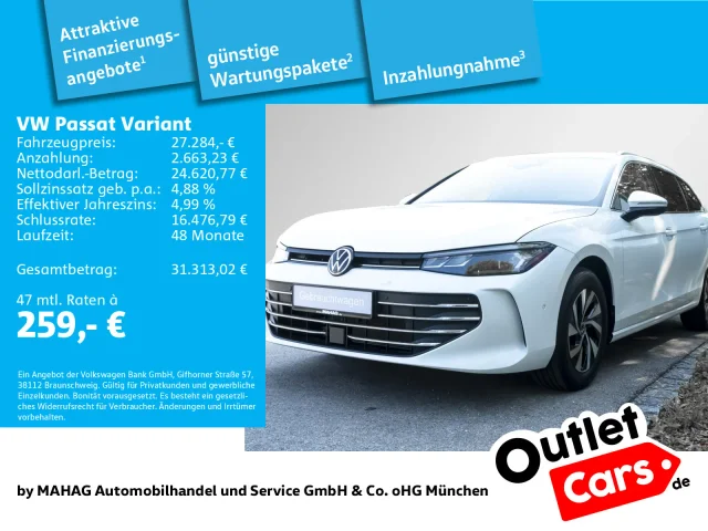 Volkswagen Passat Variant Business 1.5 ETSI LED Navi HuD ParkAssist+ RearView DSG