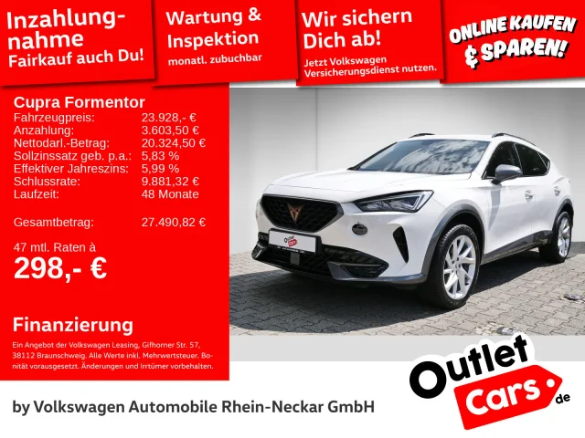 Cupra Formentor 1.5 TSI LED Automatik Kamera Navi UVM