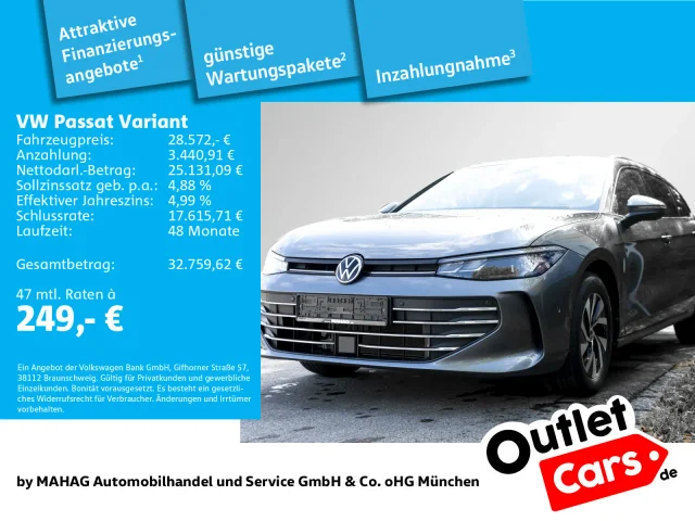 Volkswagen Passat Business 1.5 ETSI AHK LED Navi HuDParkAssist+ RearView App DSG