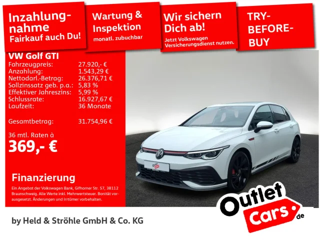 Volkswagen Golf GTI Clubsport 2.0 TSI DSG LED+ NAVI KAM ACC