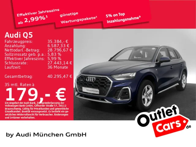 Audi Q5 50 TDI Qu. Pano/StdHzg/Matrix/Navi+