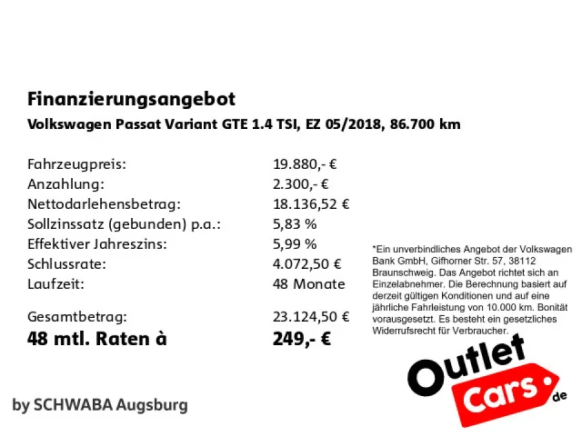 Volkswagen Passat Variant GTE 1.4 TSI DSG *R-Line*PANO*AHK*