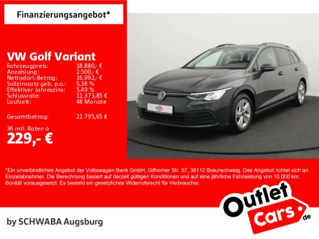 Volkswagen Golf VIII Variant 1.5 ETSI DSG *NAVI*ab 229,-€*