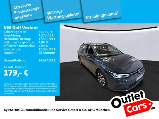 Volkswagen Golf VIII Variant Life 2.0 TDI LED+ Navi ParkPilot Standhz App DSG