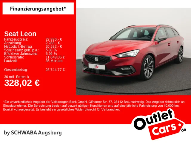 Seat Leon Sportstourer FR 1.5eTSI DSG AHK*KAM*ab 299€