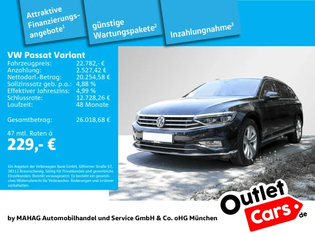 Volkswagen Passat Variant Elegance 2.0 TDI AHK IQ.Light Navi Pano Park+TrailerAssist Standhz H&K App DSG
