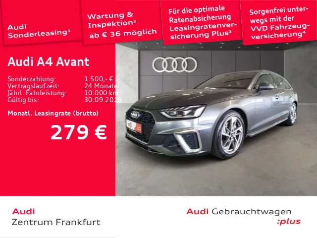 Audi A4 Avant 40 TFSI S Tronic S Line Navi Pano VC PDC Sitzheizung