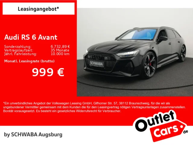 Audi RS 6 Avant V/max 305*Allr.Lenk*KERAMIK*DRC*LASER