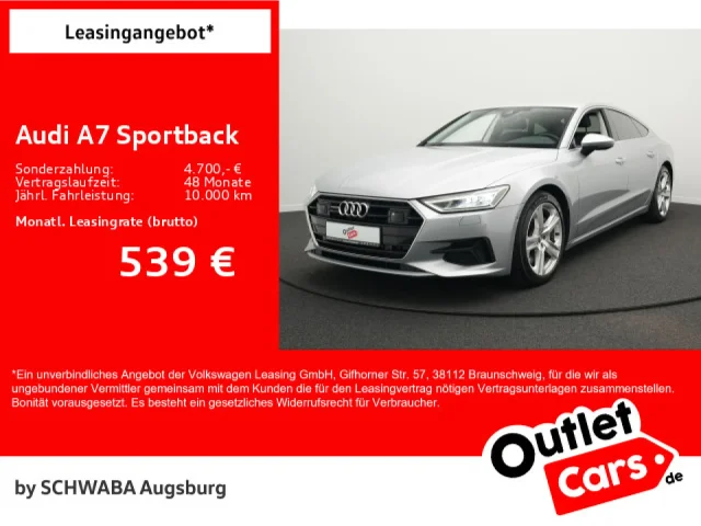 Audi A7 Sportback 50 TFSIe Quattro *NAVI*LED*ab 399€