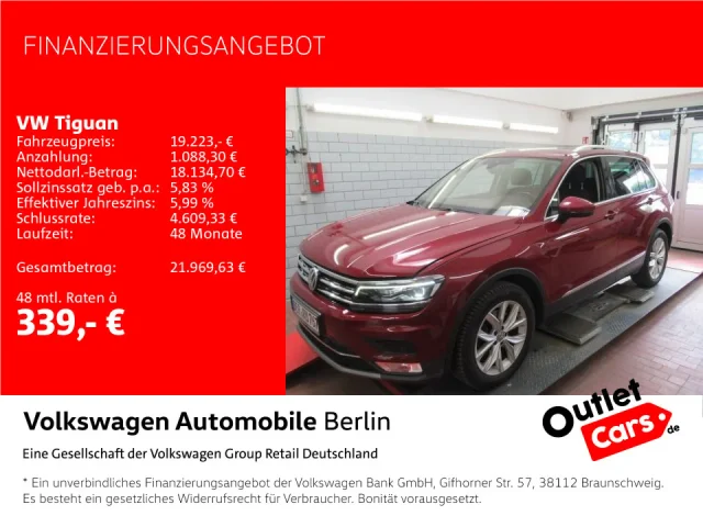 Volkswagen Tiguan 2.0 TSI DSG Highline 4Motion Navi LED SHZ
