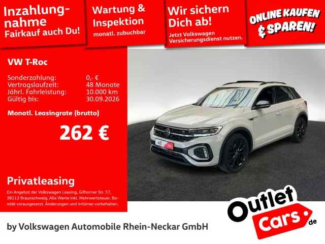 Volkswagen T-Roc 2.0 TDI R-Line DSG Navi Kamera LED UVM