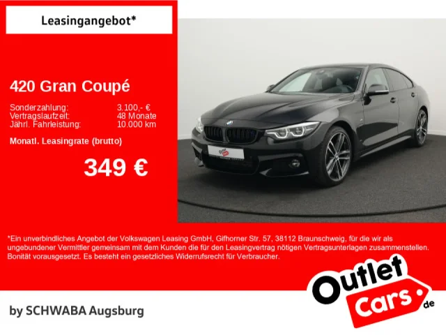 BMW 420 Gran Coupé 420d XD M Sport *AHK*NAVI*Allrad*
