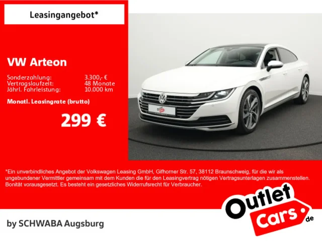 Volkswagen Arteon Elegance 2.0 TSI DSG *PANO*NAVI*ab 299,-€