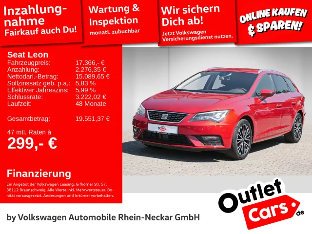 Seat Leon ST 1.5 TSI Automaik LED Kamera UVM