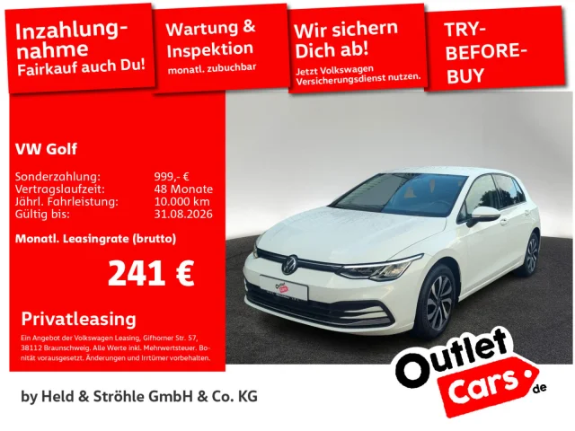 Volkswagen Golf 8 Active 2.0 TDI DSG LED NAV AHK ACC DAB+