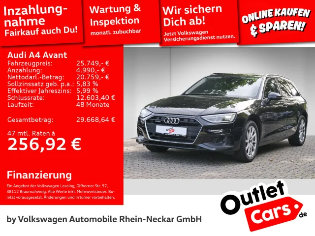 Audi A4 Avant 40 TDI AHK S-tronic Kamera Bussines Paket UVM