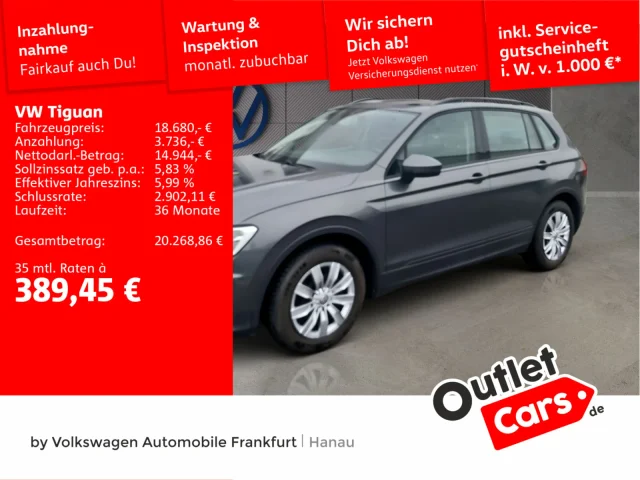 Volkswagen Tiguan 1.4 TSI BMT Trendline Navi Spurhalteassistent Sitzheizung