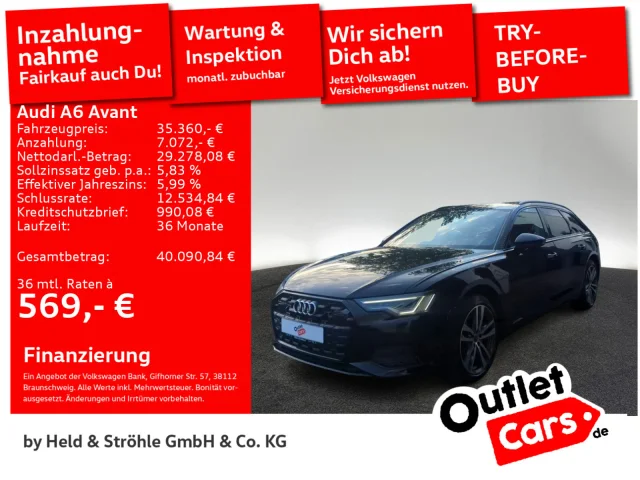 Audi A6 Avant Adv. 40 TDI Quattro AHK MATRIX NAVI+
