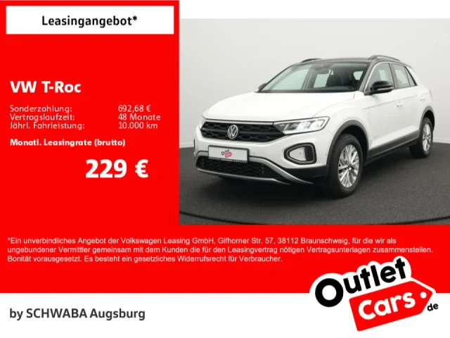 Volkswagen T-ROC Life 1.5 TSI DSG AHK*ACC*R-KAM