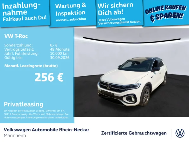 Volkswagen T-Roc 1.5 TSI R-Line Automatik LED Navi Kamera UVM