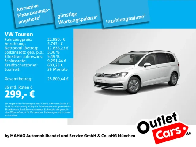 Volkswagen Touran Comfortline 2.0 TDI Navi Pano ParkPilot Standhz 6-Gang