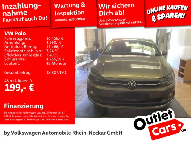 Volkswagen Polo 1.0 DSG Highline Active Info Kamera Navi SHZ Uvm