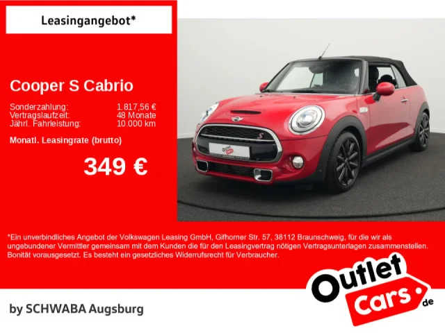 Mini (BMW) Cooper S Cabrio PDC*SHZ