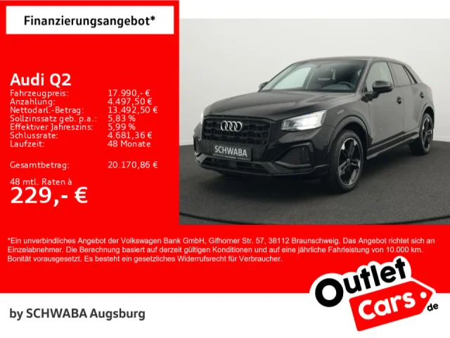 Audi Q2 Advanced 35 TFSI S Tr. NAV*R-KAM*Sportsitze