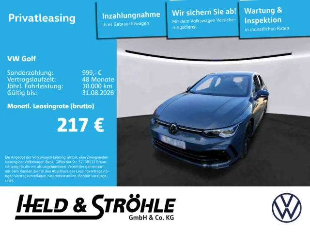 Volkswagen Golf 8 R-LINE BLACK 1.5 ETSI DSG AHK IQ.LED NAVI