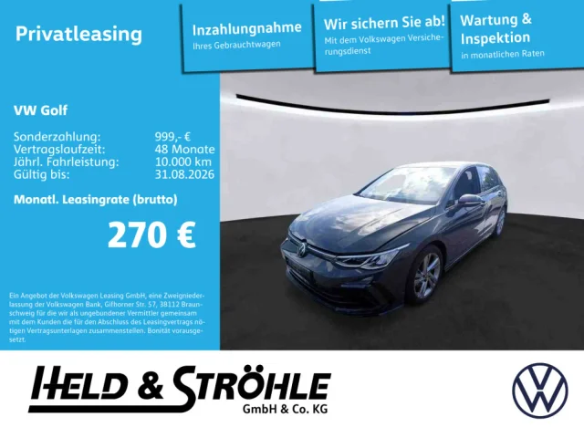 Volkswagen Golf 8 R-Line 1.5 ETSI DSG LED PDC SHZ APP DAB+